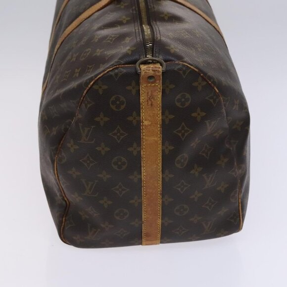 LOUIS VUITTON Monogram Keepall Bandouliere 55 Boston Bag - Picture 4 of 16